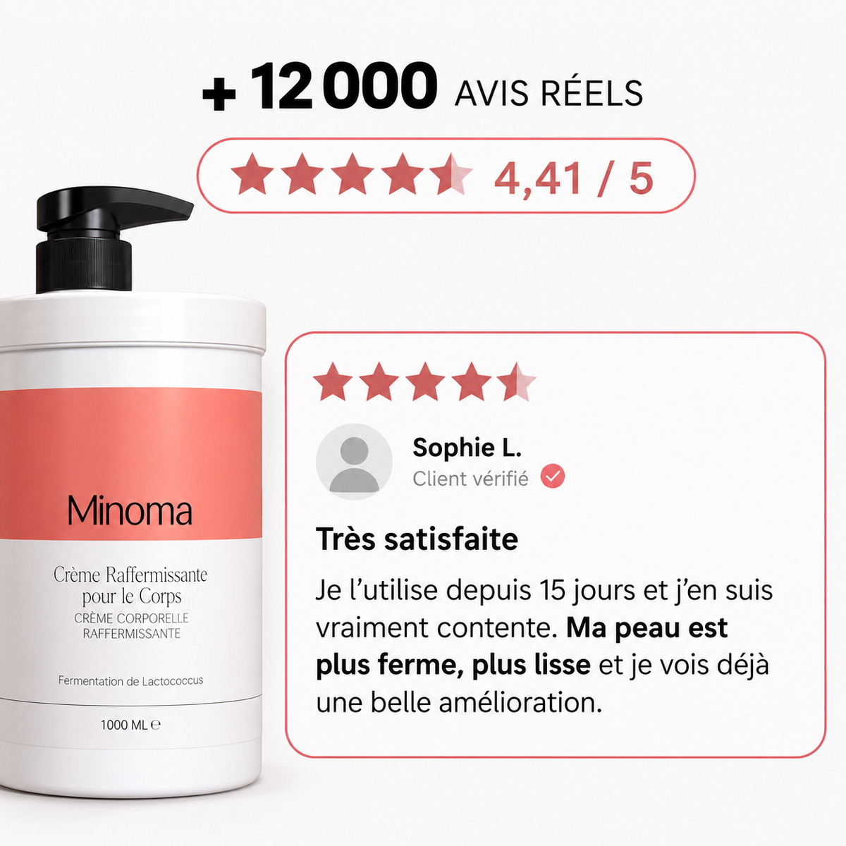 Crème Corps Raffermissante 1000 ml