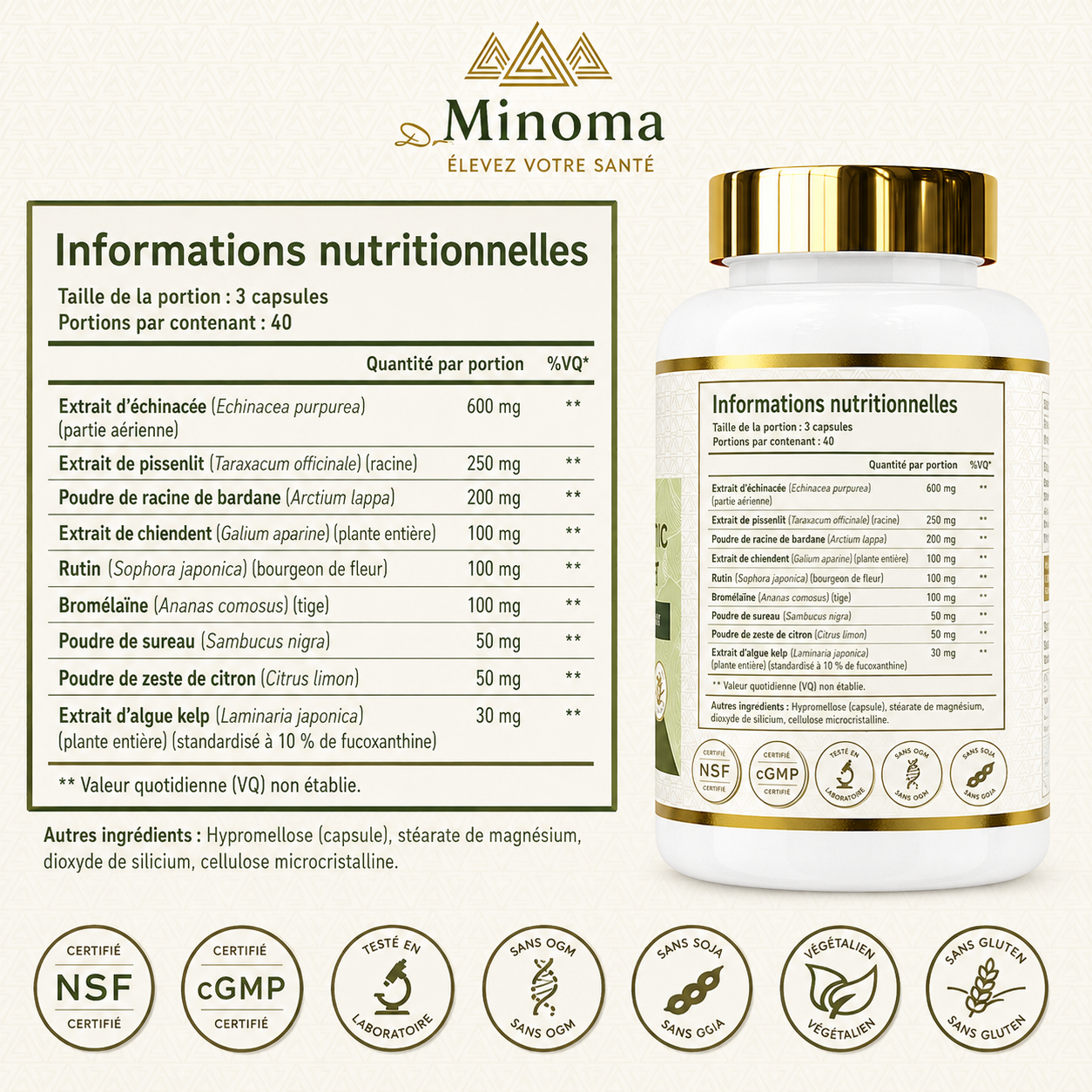 Minoma™ Soutien Lymphatique