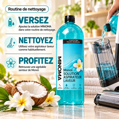 Solution Aspirateur Laveur Monoï