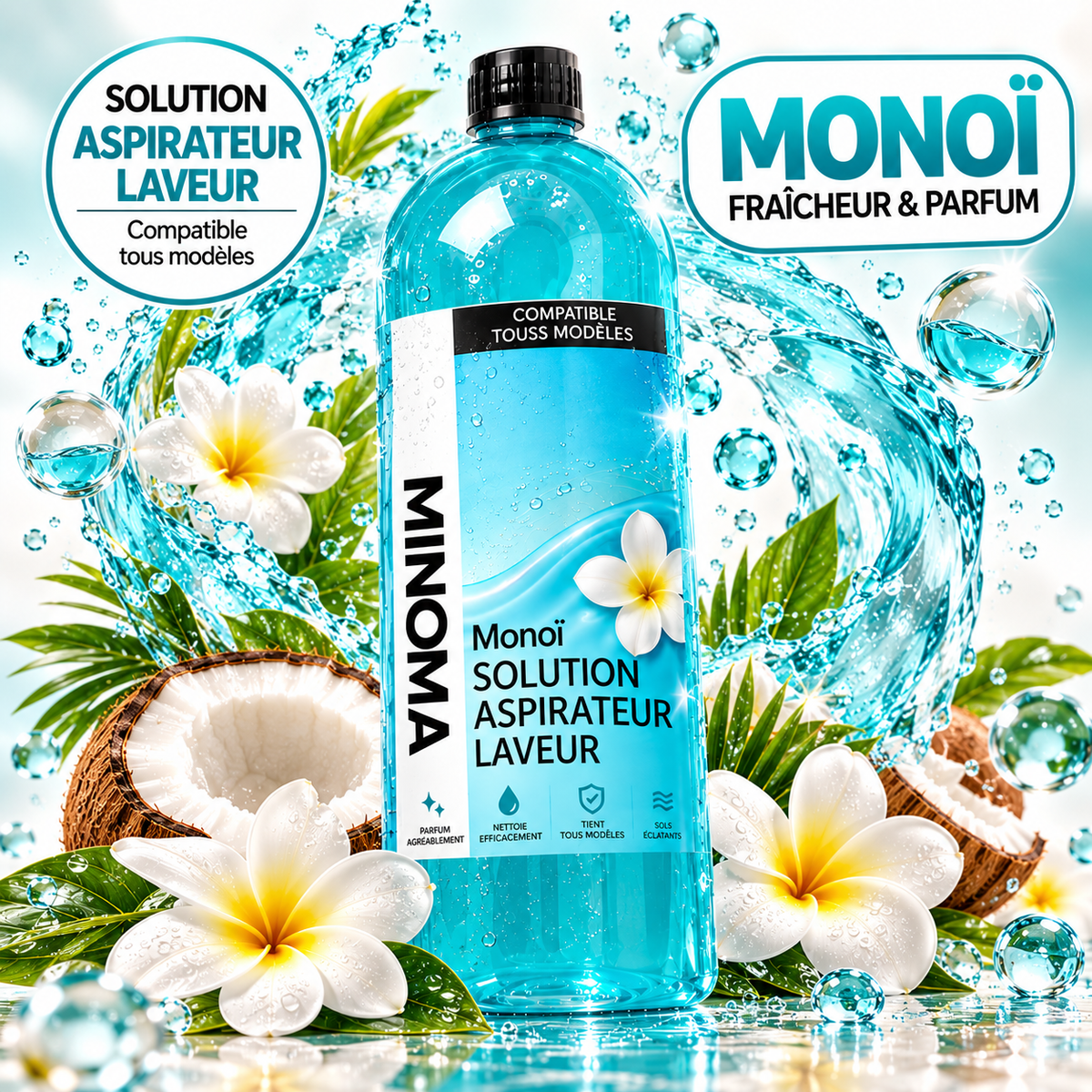 Solution Aspirateur Laveur Monoï