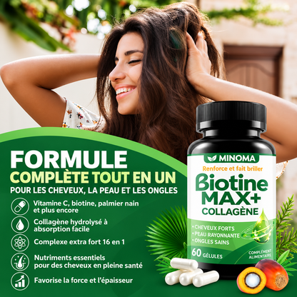 Biotine MAX+ & Collagène